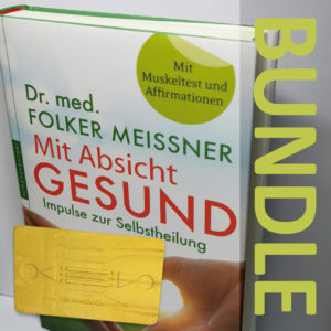 Bundle: Buch "Mit Absicht gesund" PLUS EMF Card gegen Elektrosmog